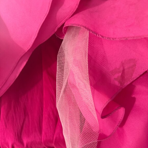 📌Tony Bowls LeGala Beaded Hot Pink Mermaid  Prom - Pageant - Formal Dress - Picture 13 of 16